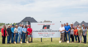 Custer County Farm Bureau ground breaking ceremony.