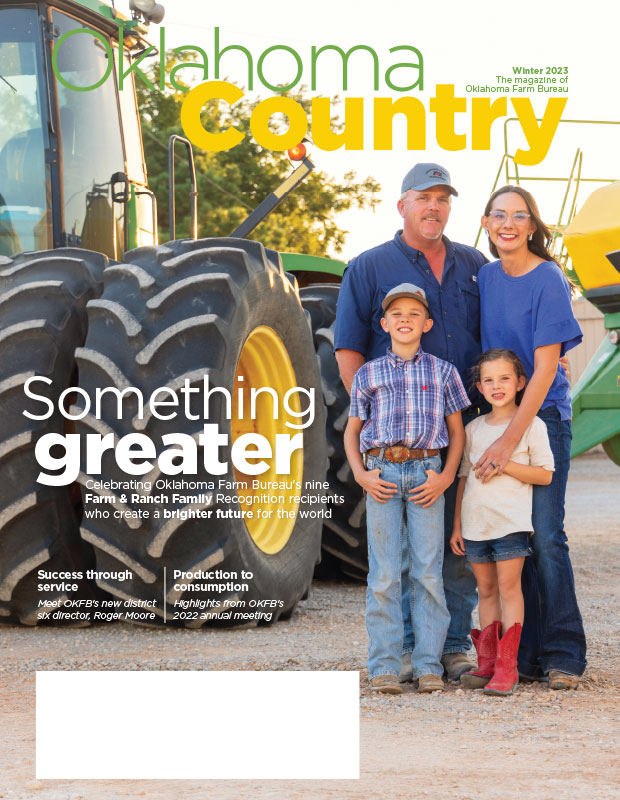 Winter 2023 Oklahoma Country magazine cover